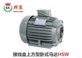 群策電機_接線盒上方型臥式馬達(dá)HSW